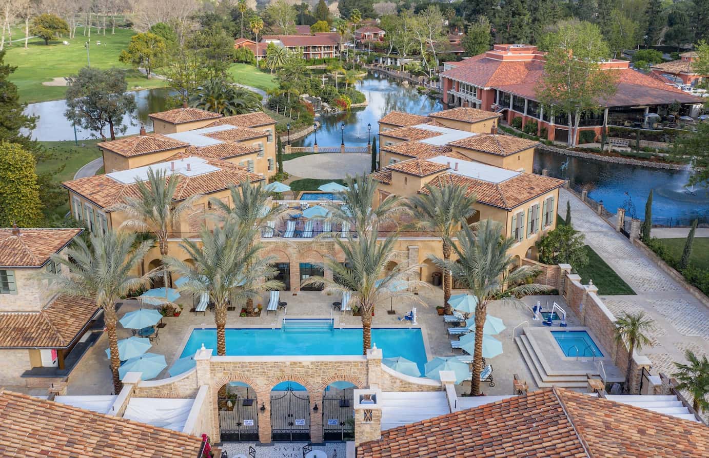 luxury spa getaway at Westlake Village Inn, Los Angeles